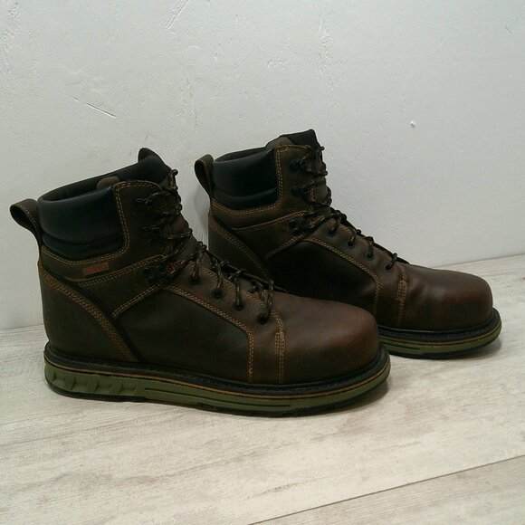 Danner Men's Leather Steel Yard Work Boots Waterproof- Steel Toe